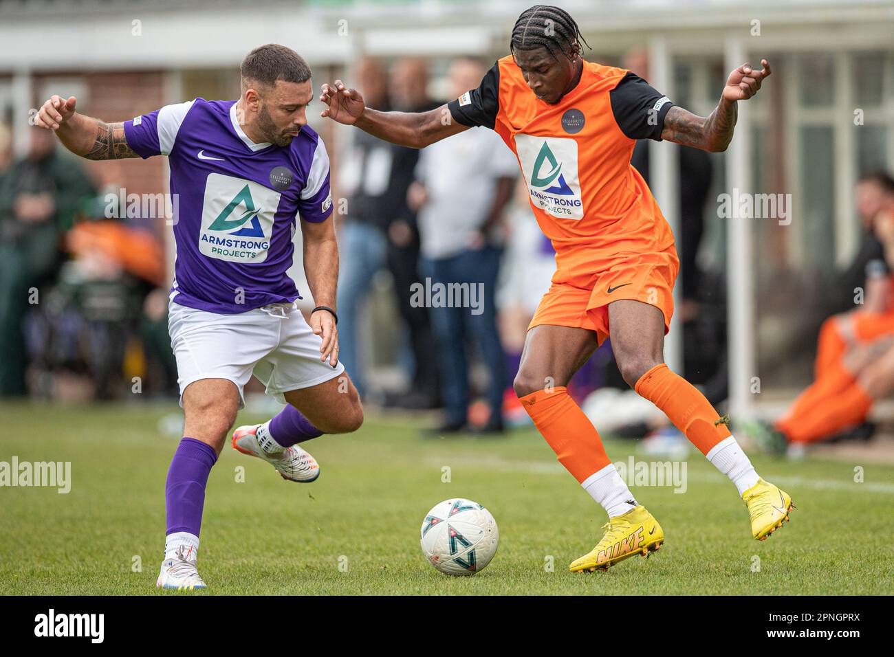 HEREFORD FC CELEBRITY FOOTBALL MATCH PER BENEFICENZA. Foto Stock