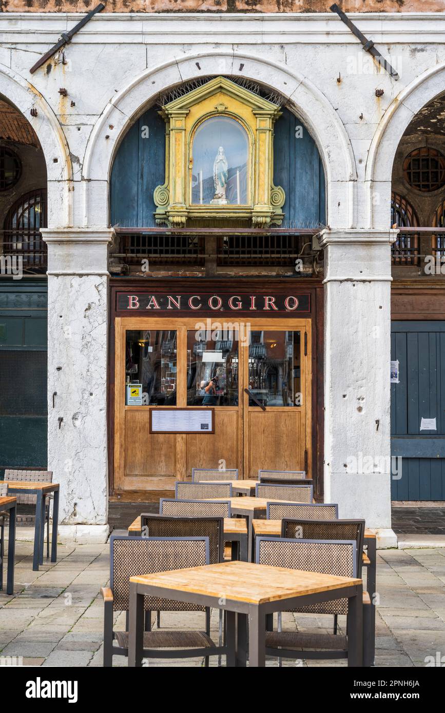 Angolo strada panoramica, Venezia, Veneto, Italia Foto Stock