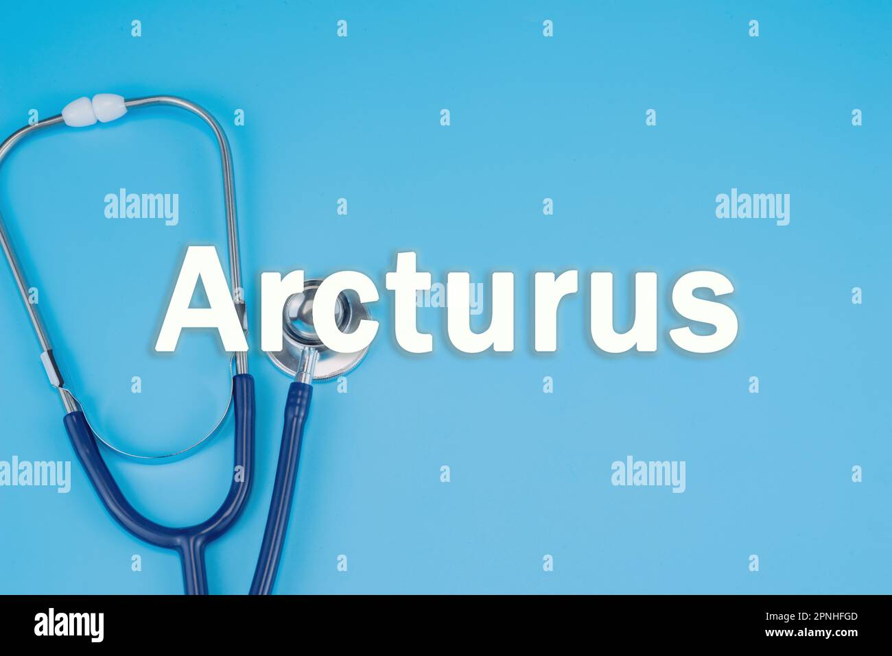 Background di Arcturus(XBB.1,16), concetto di salute medica Foto Stock