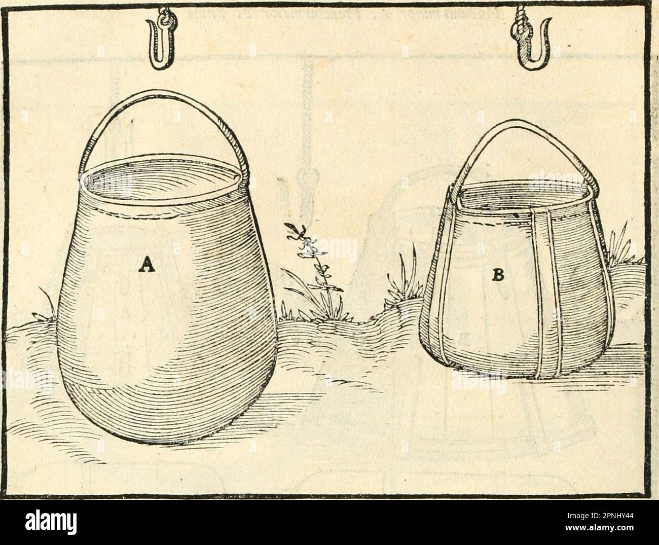 «Georgii agricole De re metallica libri XII. qvibus officia, strumenta, machinae, ac omnia deni ad metallicam spectantia, non modo lusulentissimè describuntur, sed & per effigies, suis locis insertas, adiunctis latinis, germanici Foto Stock