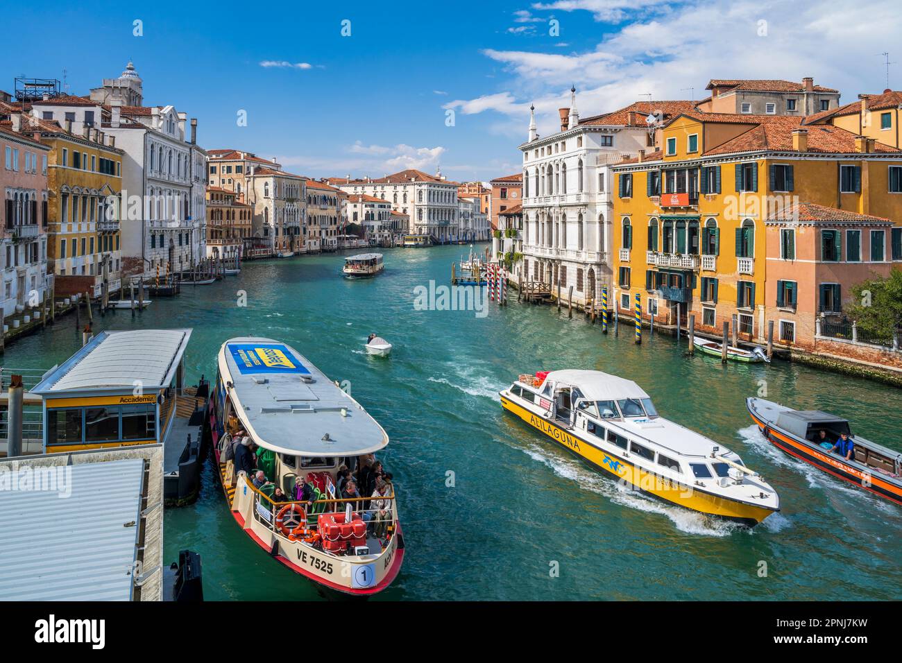 Grand Canal, Venezia, Veneto, Italia Foto Stock
