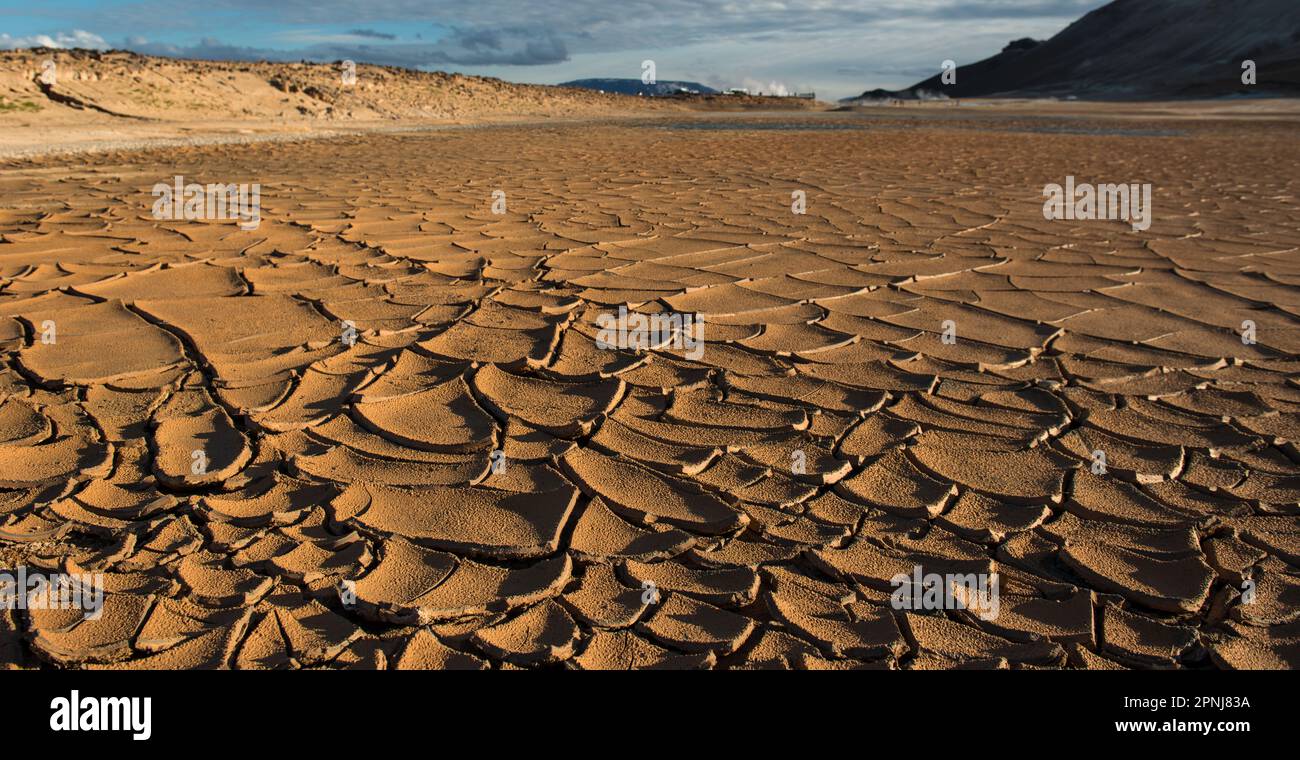 Siccità e cambiamento climatico sulla terra, riscaldamento globale Foto Stock