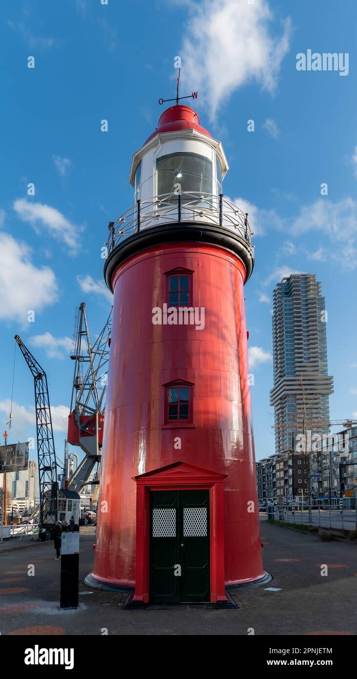 Il Museo Marittimo di Rotterdam, Paesi Bassi. Dedicato alla storia navale, fu fondato nel 1874 dal principe Enrico dei Paesi Bassi. C'è su un pub Foto Stock