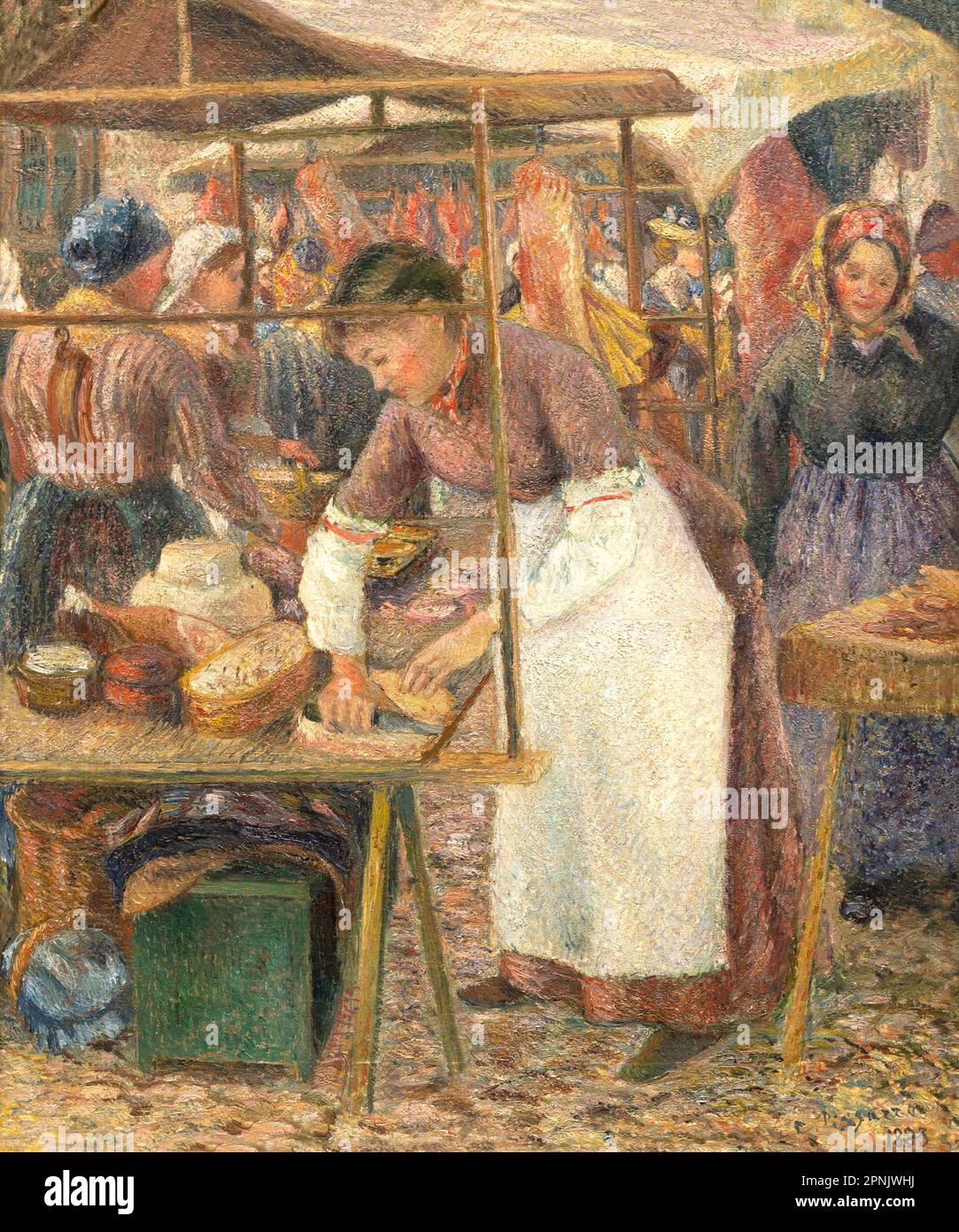 Il macellaio di maiale, Camille Pissarro, 1883, Foto Stock