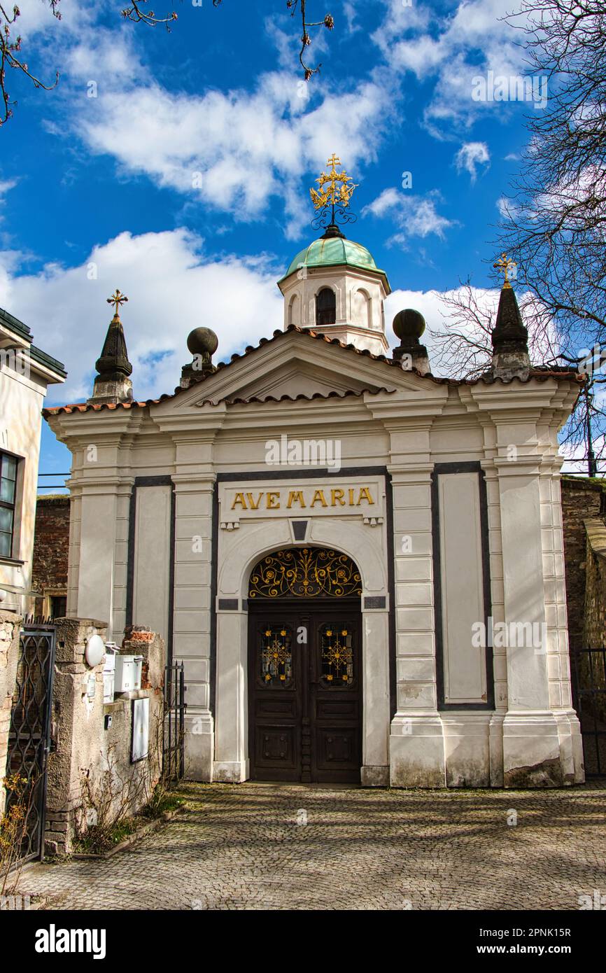 Cappella della Vergine Maria a Vysehrad. Praga. Patrimonio dell'umanità dell'UNESCO. Foto Stock