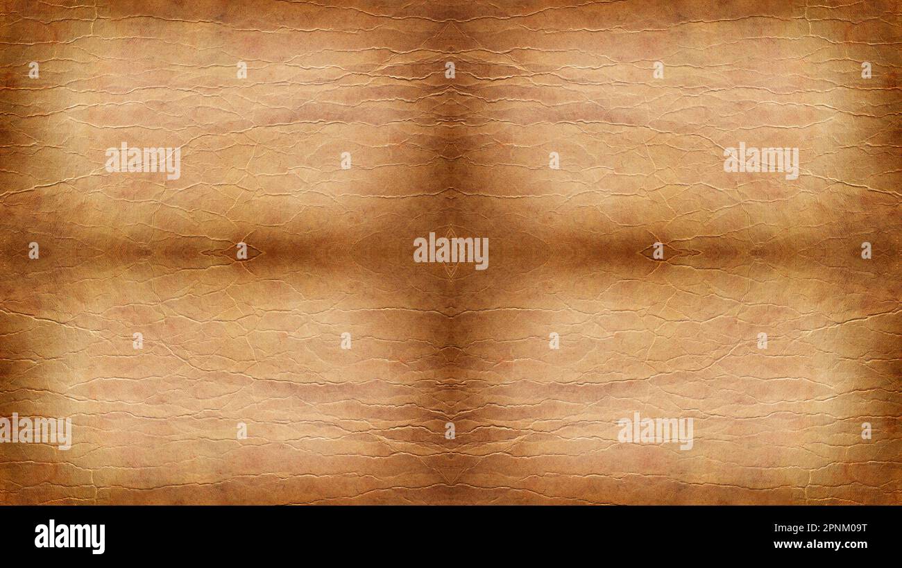 carta marrone stropicciata per il design, decorativo. texture della carta Foto Stock
