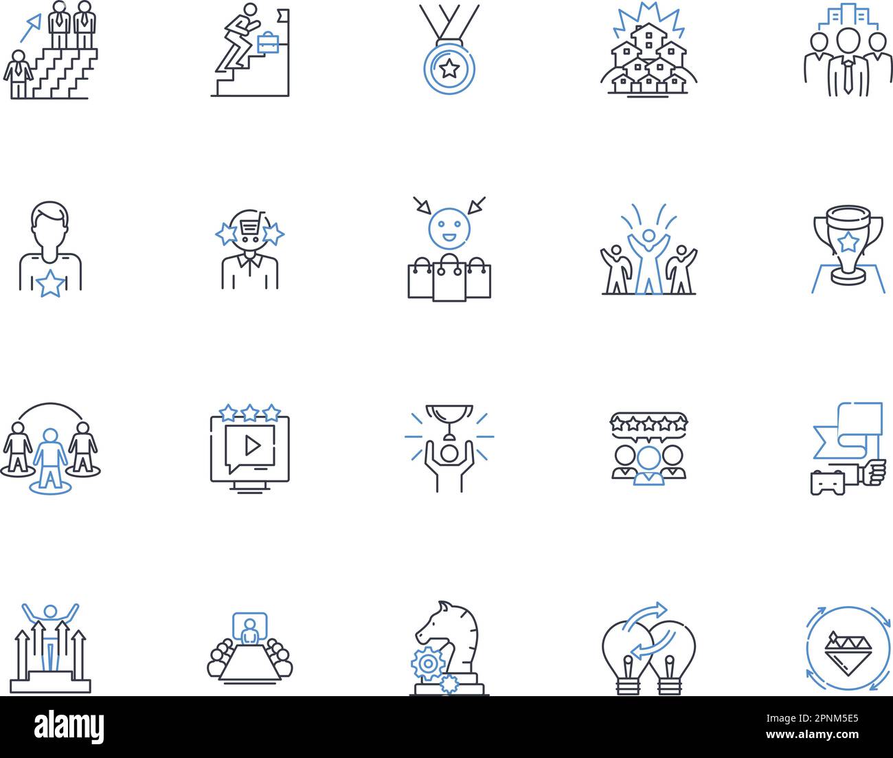 Collezione di icone della linea di scrambling. Puzzle, Brain-teaser, Scrabble, Jumble, Wordplay, Gioco, vettore di caccia parola e illustrazione lineare. Unscramble, gioco di parola Illustrazione Vettoriale