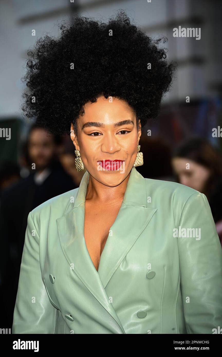 Shona Babayemi arriva alla Special Screening of Polite Society, Curzon Mayfair, Londra, Regno Unito. Foto scattata il 19th aprile 2023. Credit: Vedi li/Picture Capital/Alamy Live News Foto Stock