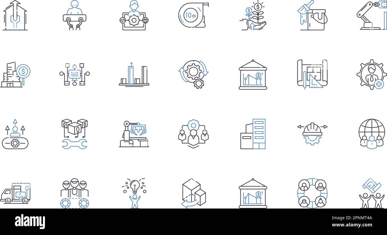 Collezione di icone della linea di coinvolgimento del cliente. Interazione, coinvolgimento, fedeltà, connessione, partecipazione, Feedback, vettore di soddisfazione e lineare Illustrazione Vettoriale