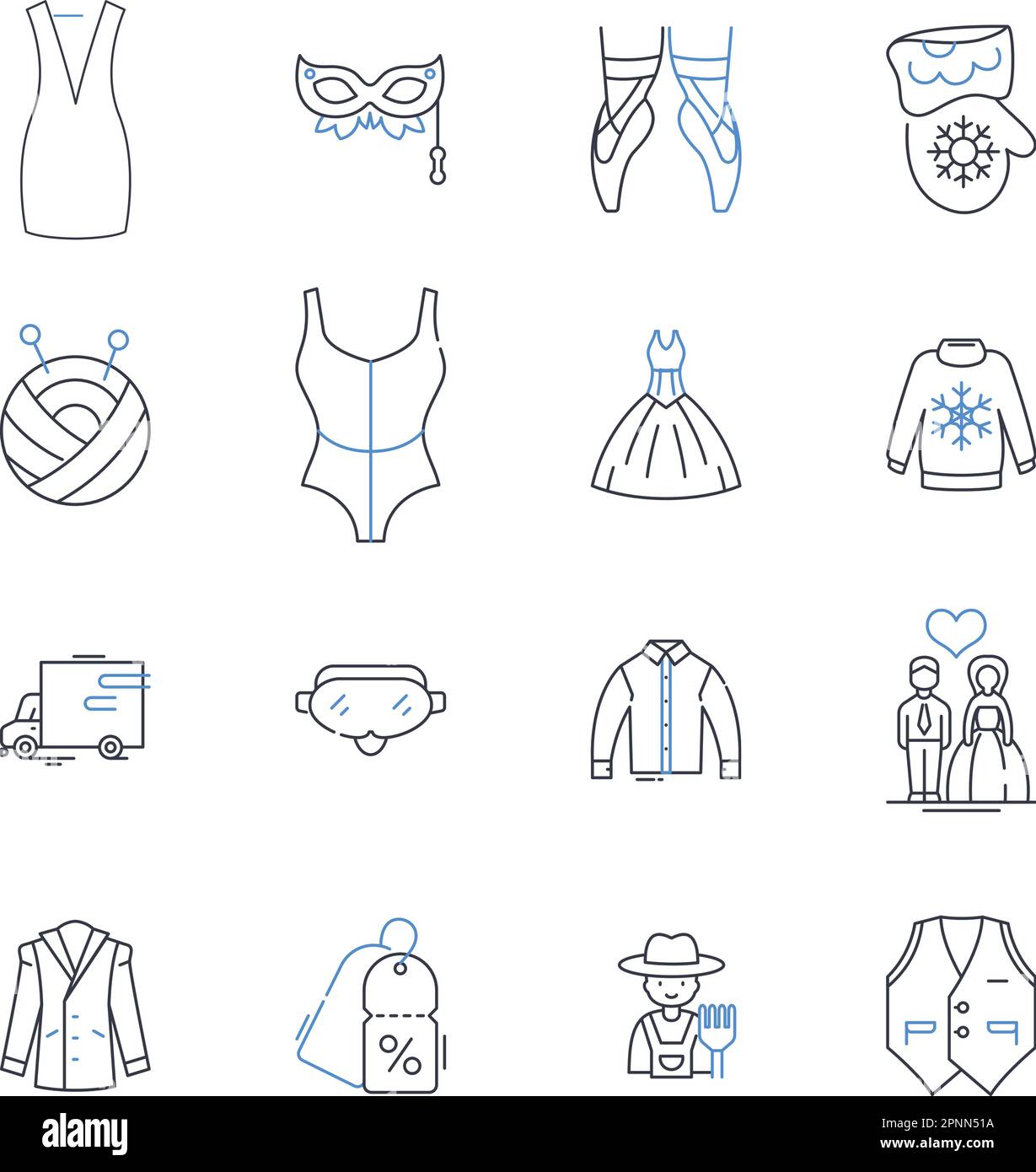 Ultima collezione di icone della linea di moda. Chic, sofisticato, trendy, edgy, classico, Disegno lineare e vettoriale elegante e all'avanguardia. Audace, minimalista Illustrazione Vettoriale