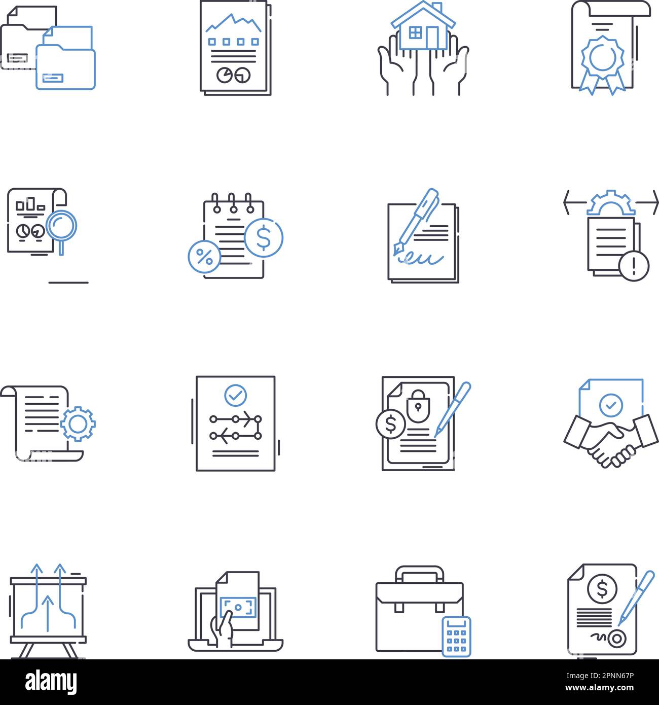 collezione di icone linea deducibili. Assicurazione, spesa, reclamo, pagamento, costo, Out-of-Pocket, vettore di soglia e illustrazione lineare. Minimo,massimo Illustrazione Vettoriale