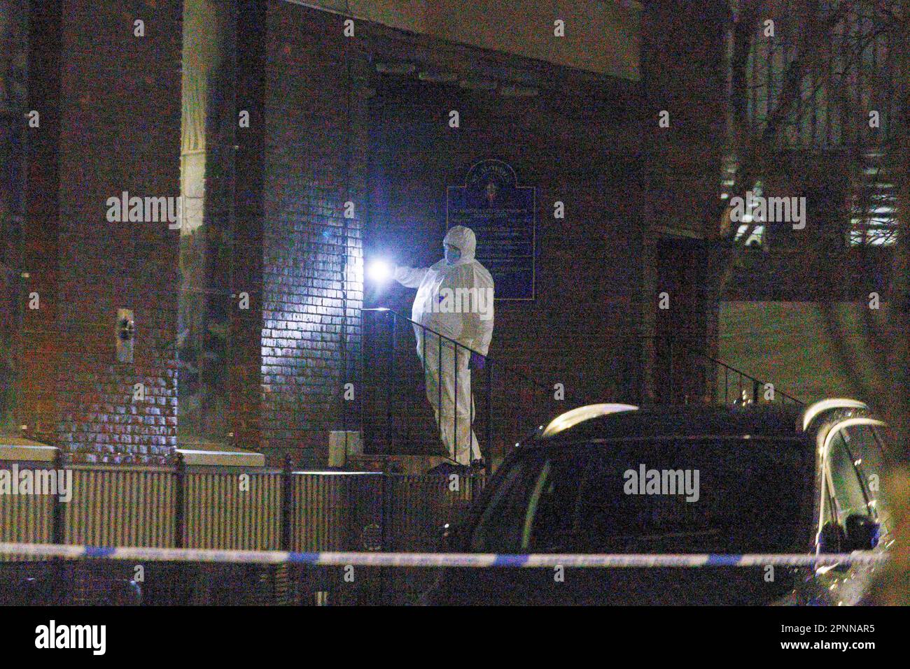 Sparando ne ha uccisi tre vicino Church a Euston questo pomeriggio. Immagine scattata il 14 gennaio 2023. © Belinda Jiao jiao.bilin@gmail.com 07598931257 https://www. Foto Stock