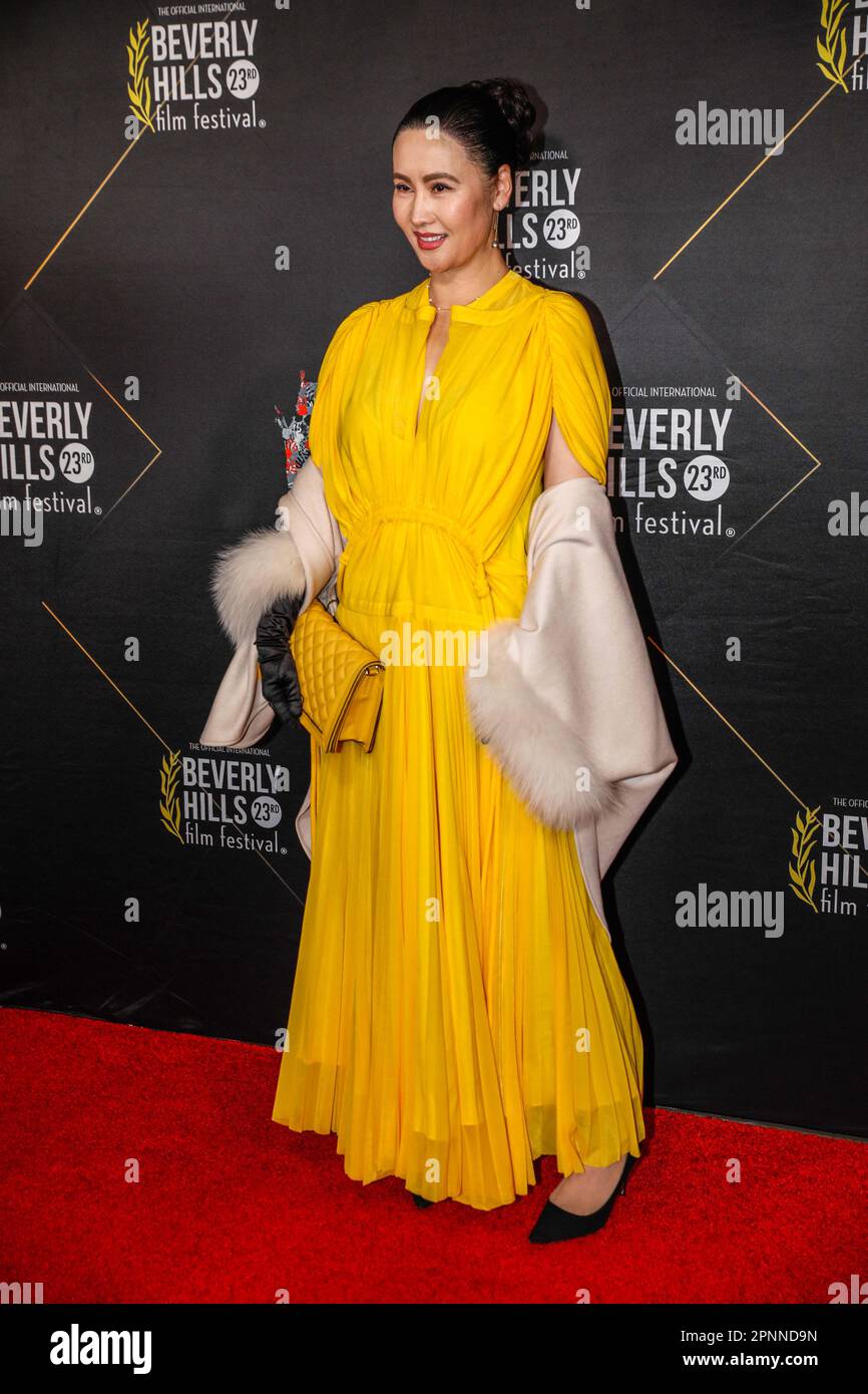 19 aprile 2023, Los Angeles, California, USA: NADYA BAY â arriva al 23rd° Festival annuale di Beverly Hills presso i TCL Chinese 6 Theaters di Los Angeles, California, il 19 aprile 2023. (Credit Image: © Clutch Pockets Wambli/ZUMA Press Wire) SOLO PER USO EDITORIALE! Non per USO commerciale! Foto Stock