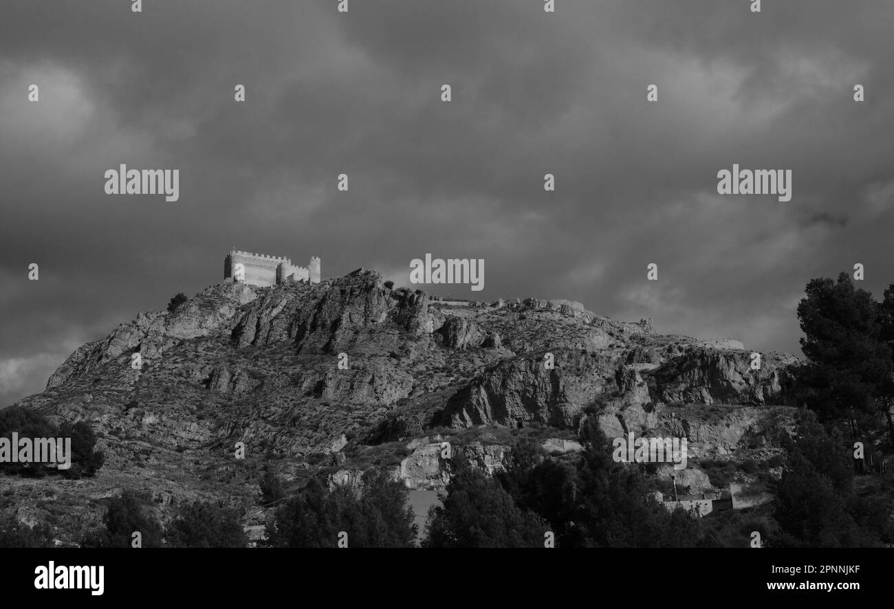 Castillo de Jumilla, Murcia, Spagna Foto Stock