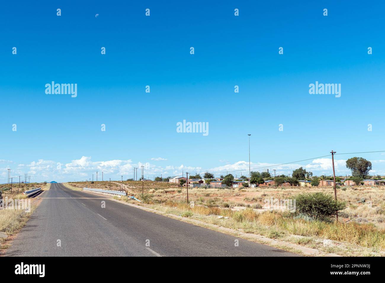 Marydale, Sud Africa - Febbraio 28 2023: Un comune vicino alla strada R383 a Marydale, nella Provincia del Capo Settentrionale Foto Stock