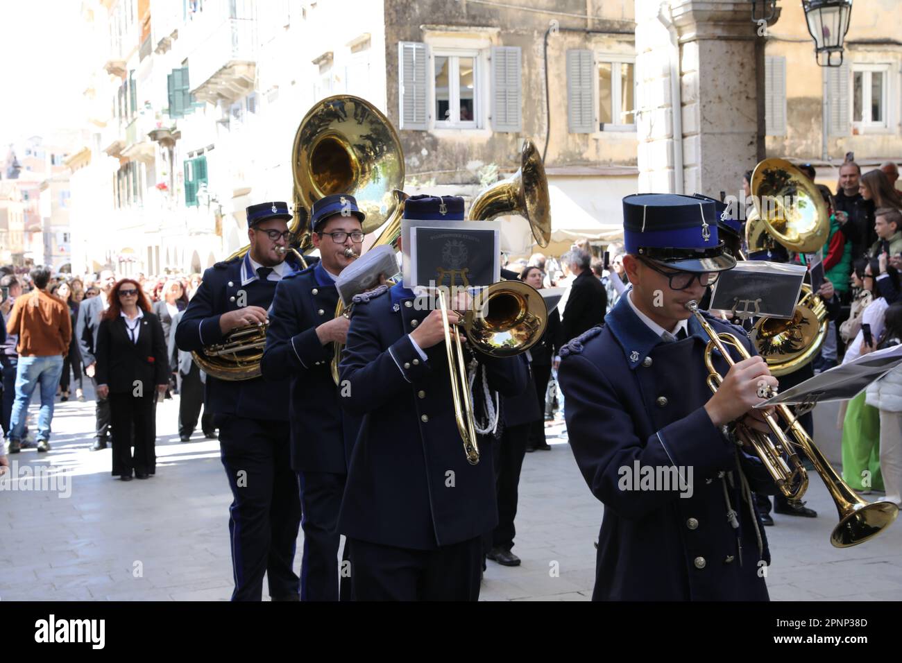 Festa di Pasqua a Corfù Foto Stock