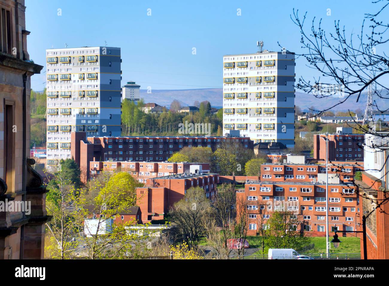 St George's Cross and Woodlands District council Housing Architects' Journal Retrofit Award Foto Stock