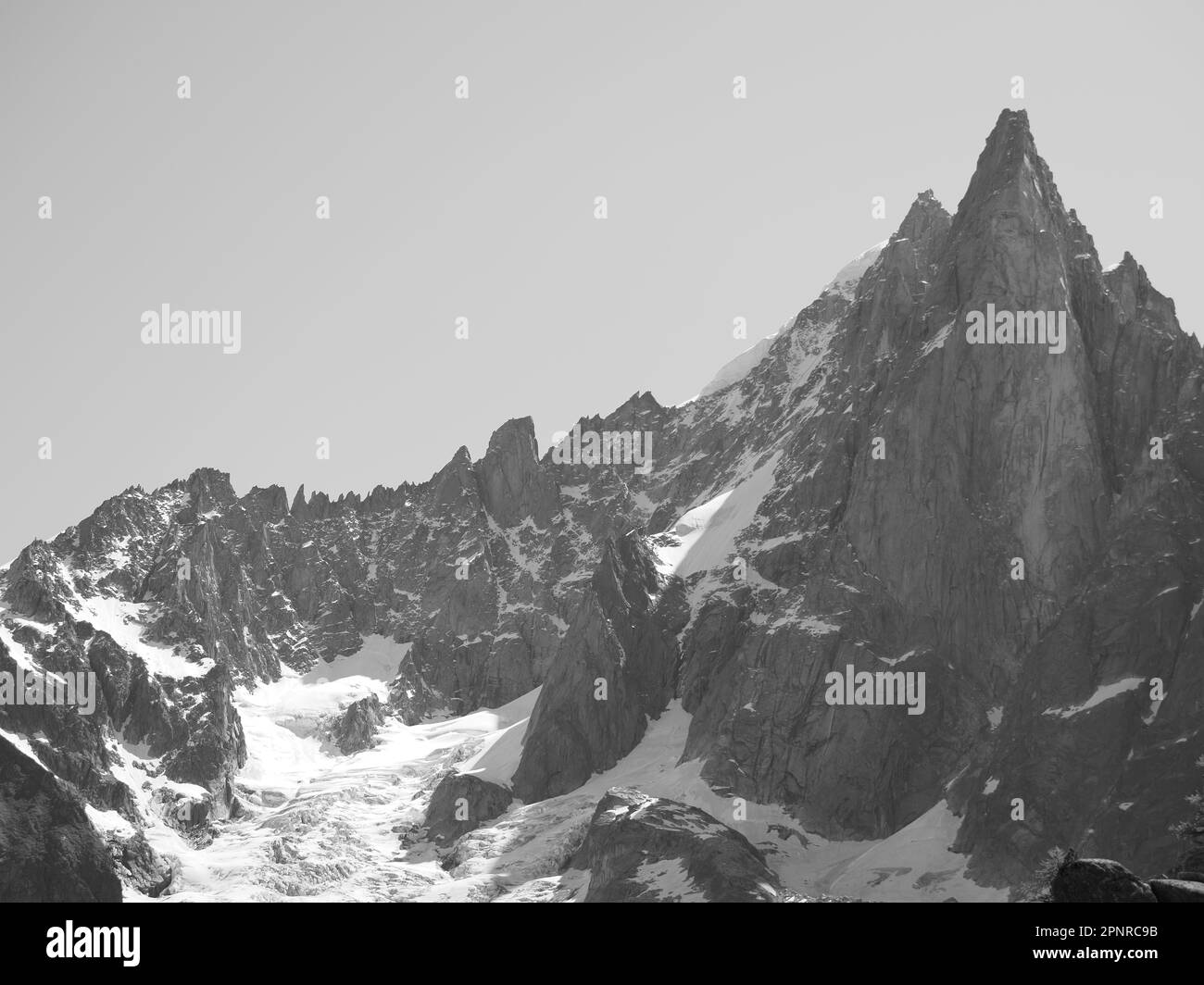 Aiguille en vallée de Chamonix Foto Stock