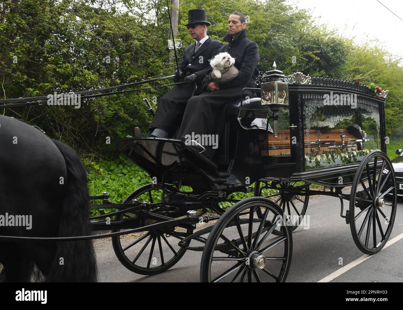 Il funerale di Paul o'Grady Foto Stock