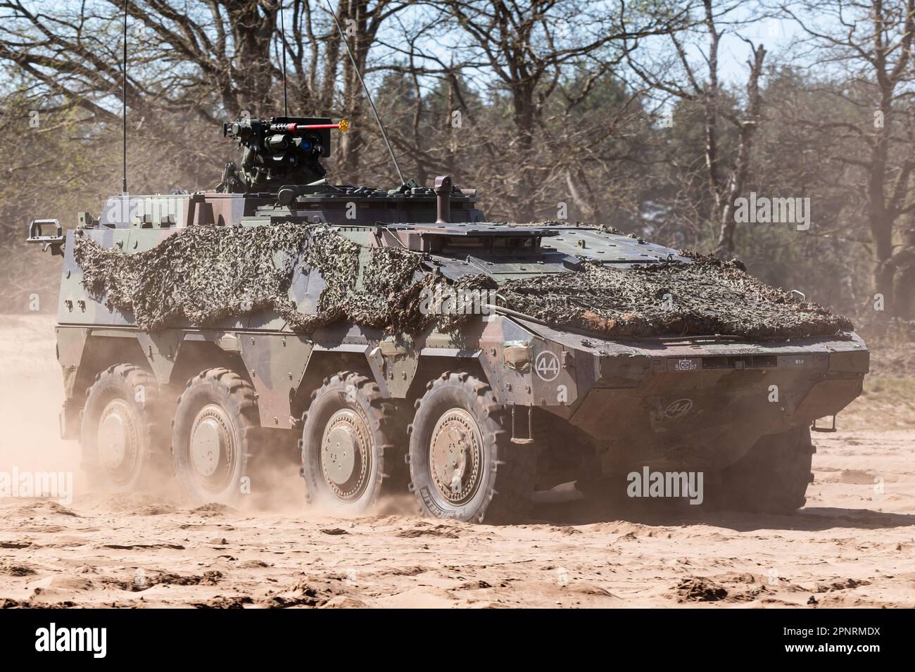 Il veicolo da combattimento blindato Boxer della Royal Netherlands Army. Foto Stock