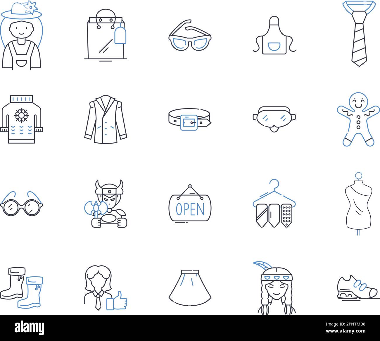 Collezione icone linea business fitness. Palestra, allenamento, Salute, benessere, esercizio fisico, Fitness, formazione vettoriale e illustrazione lineare. Nutrizione, forza Illustrazione Vettoriale