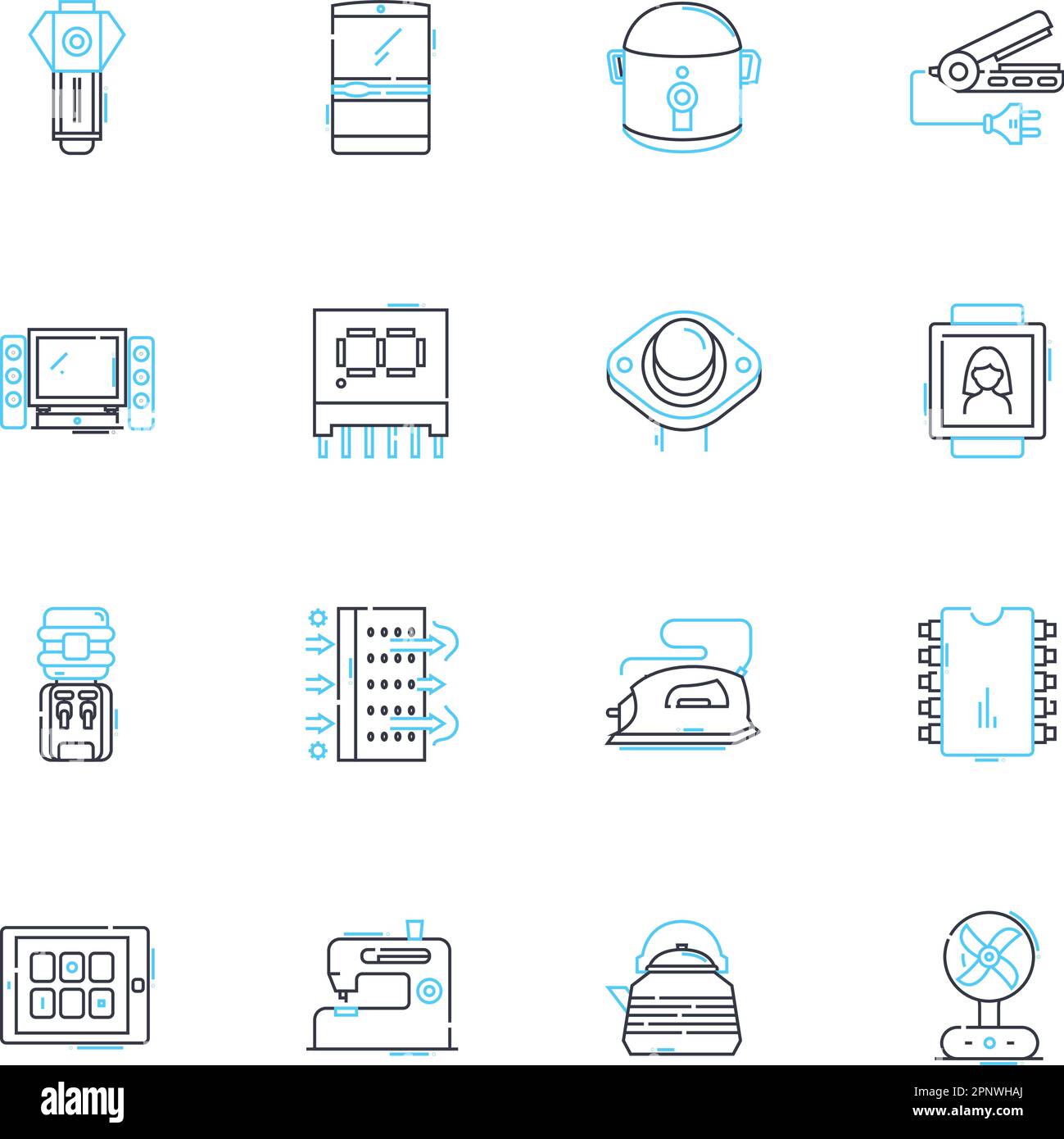 Set di icone lineari per le boutique di abbigliamento. Chic, trendy, alla moda, elegante, unico, Vintage, linee moderne e segni concettuali. Elegante, sofisticato Illustrazione Vettoriale