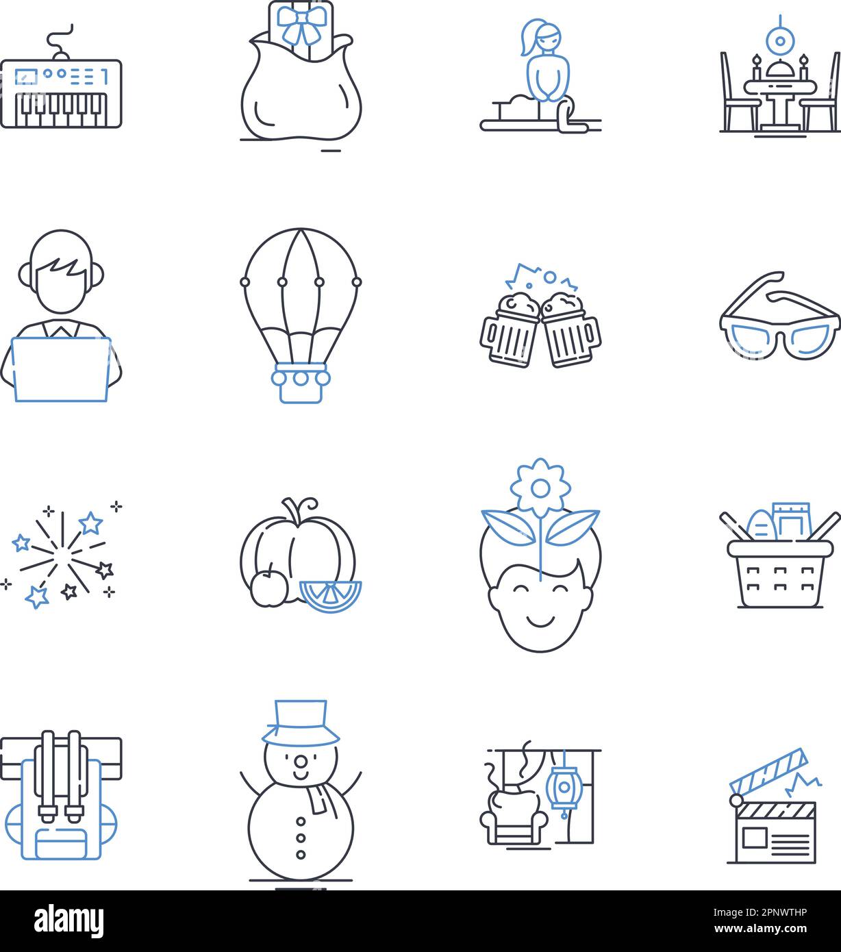 Jamboree istituto linea icone collezione. Istruzione, apprendimento, competenze, formazione, Accademia, Campus, Workshop, illustrazione vettoriale e lineare. Seminari Illustrazione Vettoriale