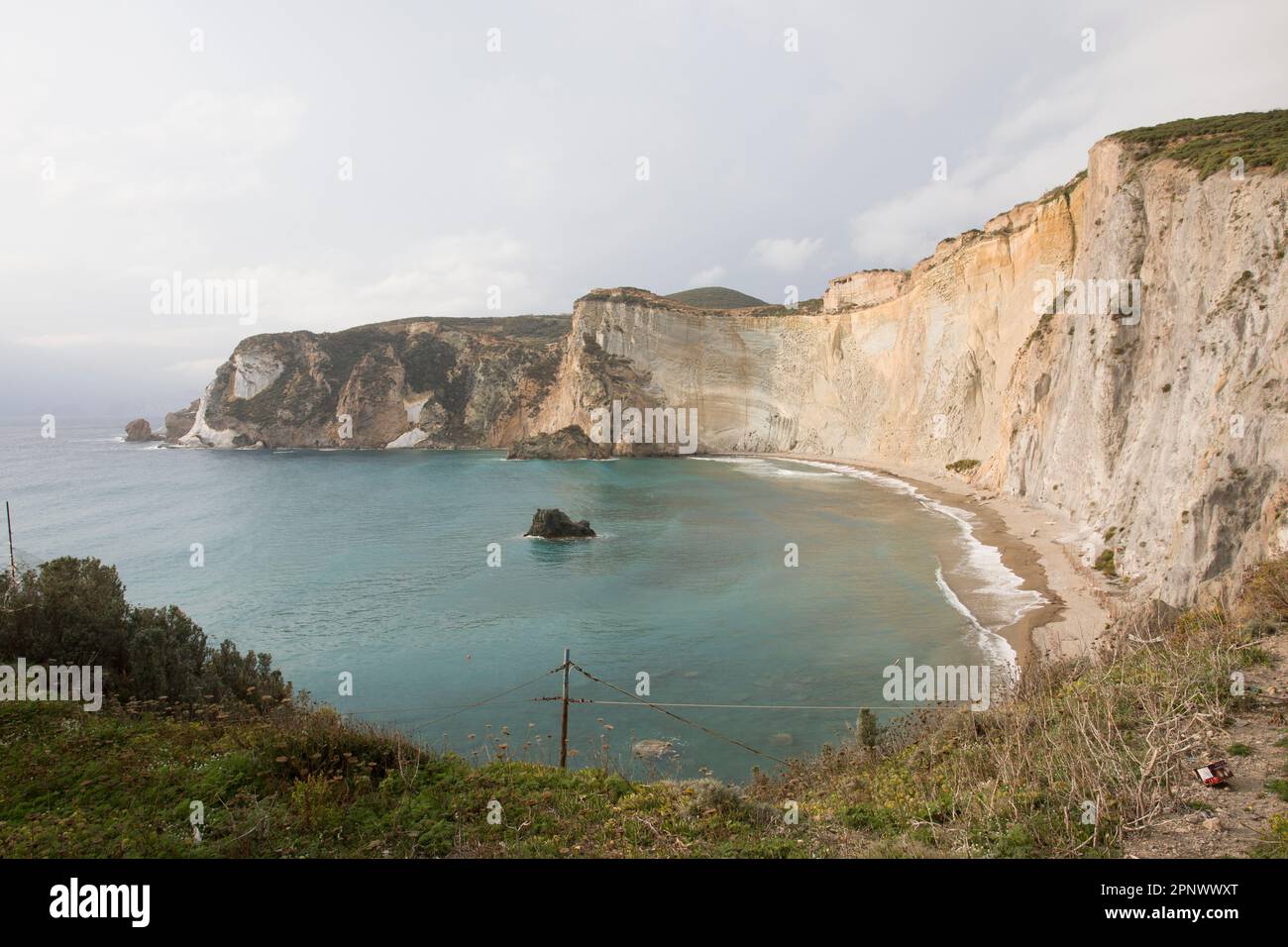 Ponza, Italia Foto Stock