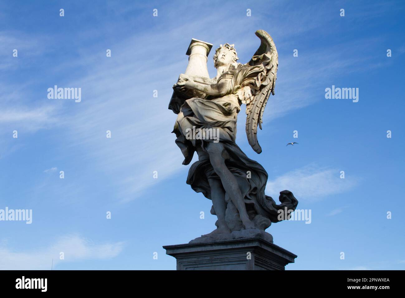 Statua a Roma Foto Stock