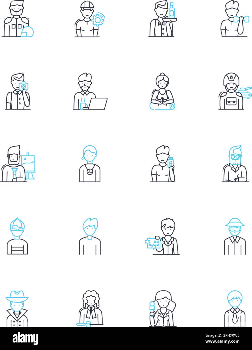 Set di icone lineari di feedback del prodotto. Feedback, recensioni, suggerimenti, opinione, Risposta, Critica, vettore di linea di valutazione e segnali concettuali. Ingresso Illustrazione Vettoriale