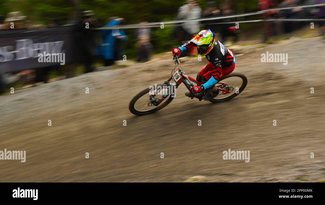 UCI Downhill Fort William (Scozia 2019) Foto Stock