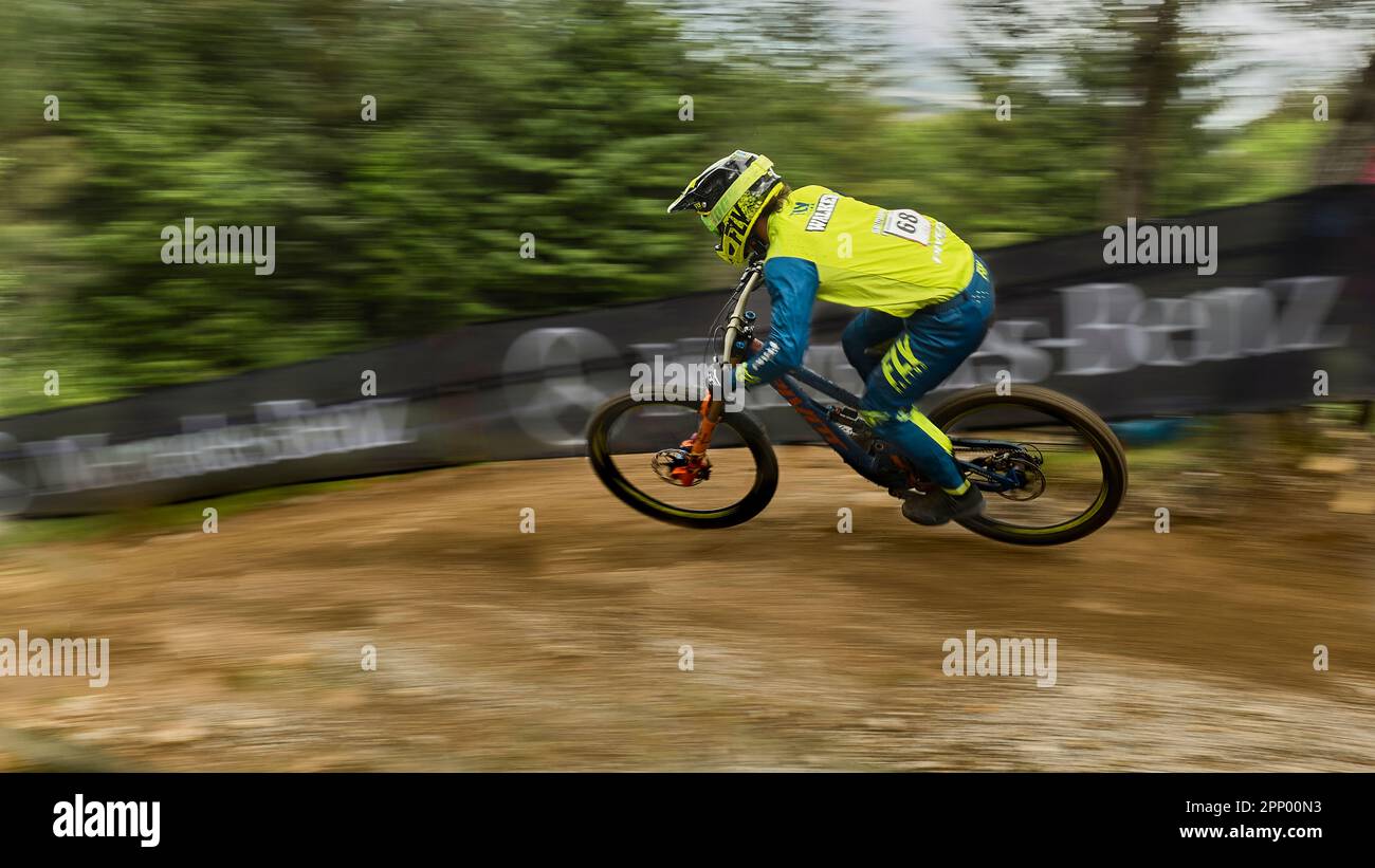 UCI Downhill Fort William (Scozia 2019) Foto Stock