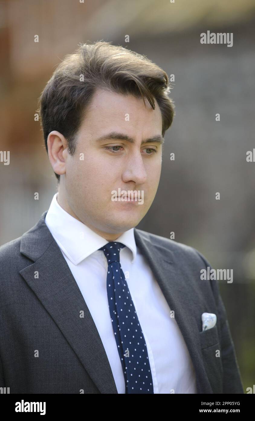 Gavin Rice - Direttore del progetto 'futuro del conservatorismo' - Consigliere Speciale del Governo. Westminster, ottobre 2021 Foto Stock