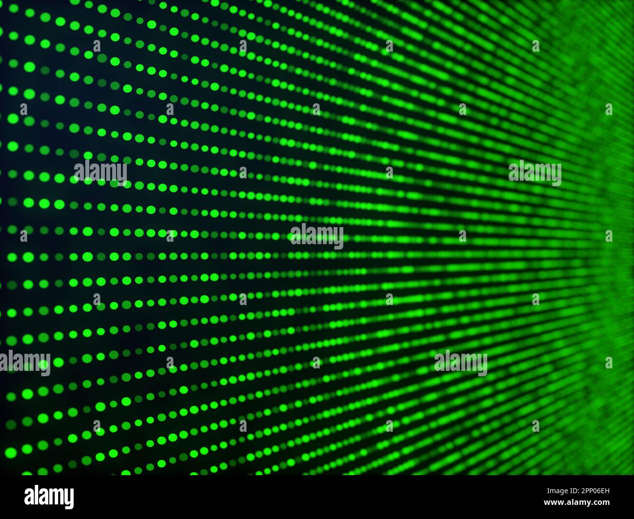3D rendering di un background di comunicazione di dati con particelle incandescenti Foto Stock