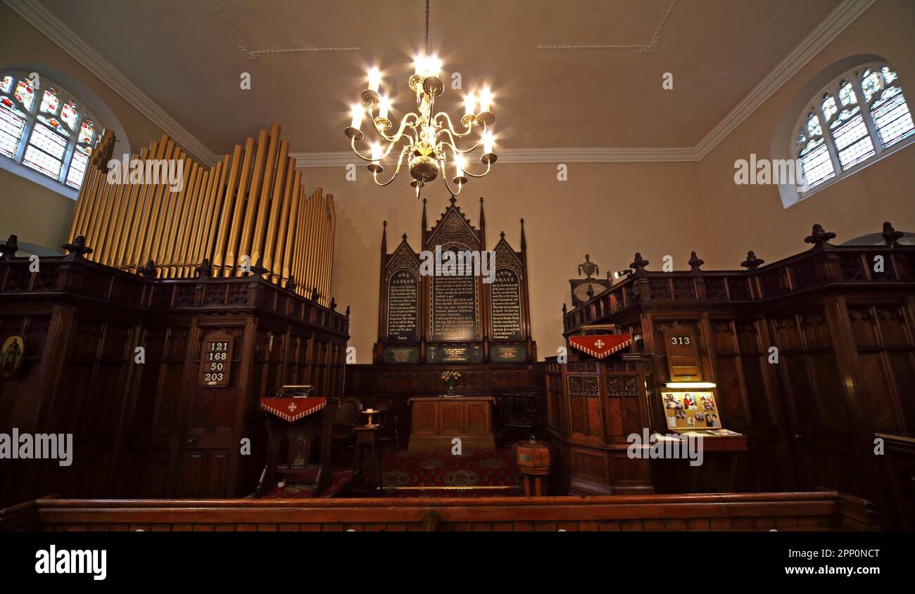 Cairo Street Chapel, fondata da Robert Yates, Warrington, chiesa vittoriana, 15 Cairo St, Warrington, Cheshire, Inghilterra, Regno Unito, WA1 1EE Foto Stock