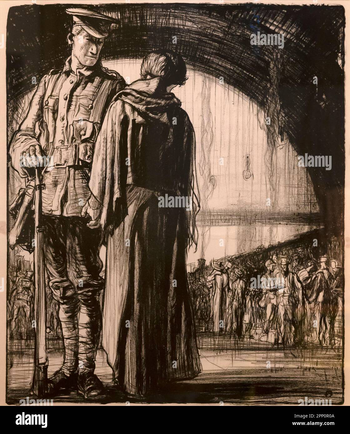L'Addio, Frank Brangwyn, 1916-1917, Foto Stock