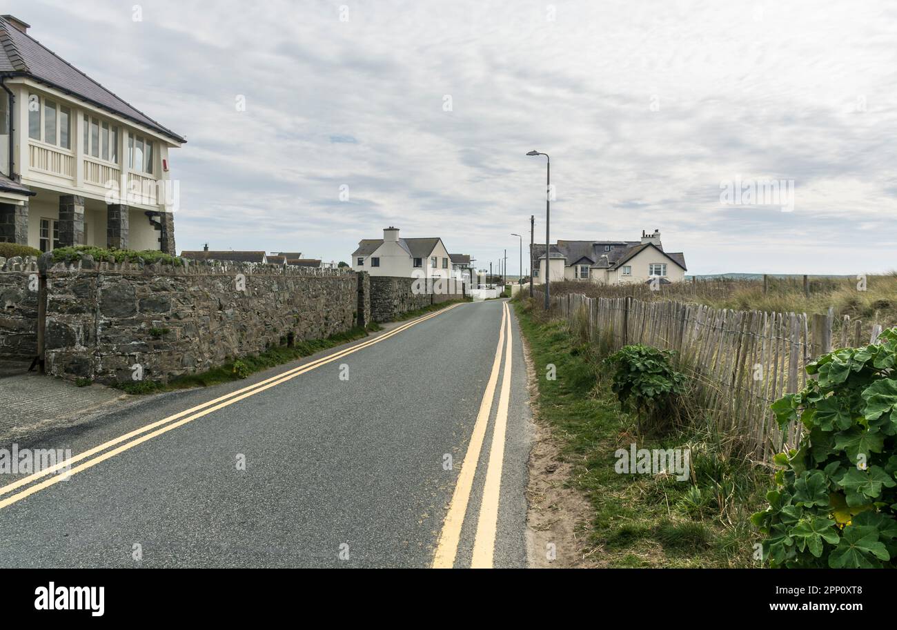 Avvicinati a Traeth Llydan, Rhosneigr, Anglesey, Galles del Nord. REGNO UNITO. Taken on 4th April 2023. Foto Stock