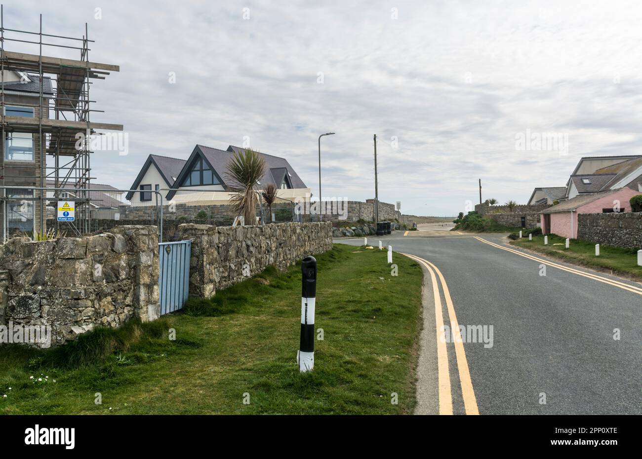 Avvicinati a Traeth Llydan, Rhosneigr, Anglesey, Galles del Nord. REGNO UNITO. Taken on 4th April 2023. Foto Stock