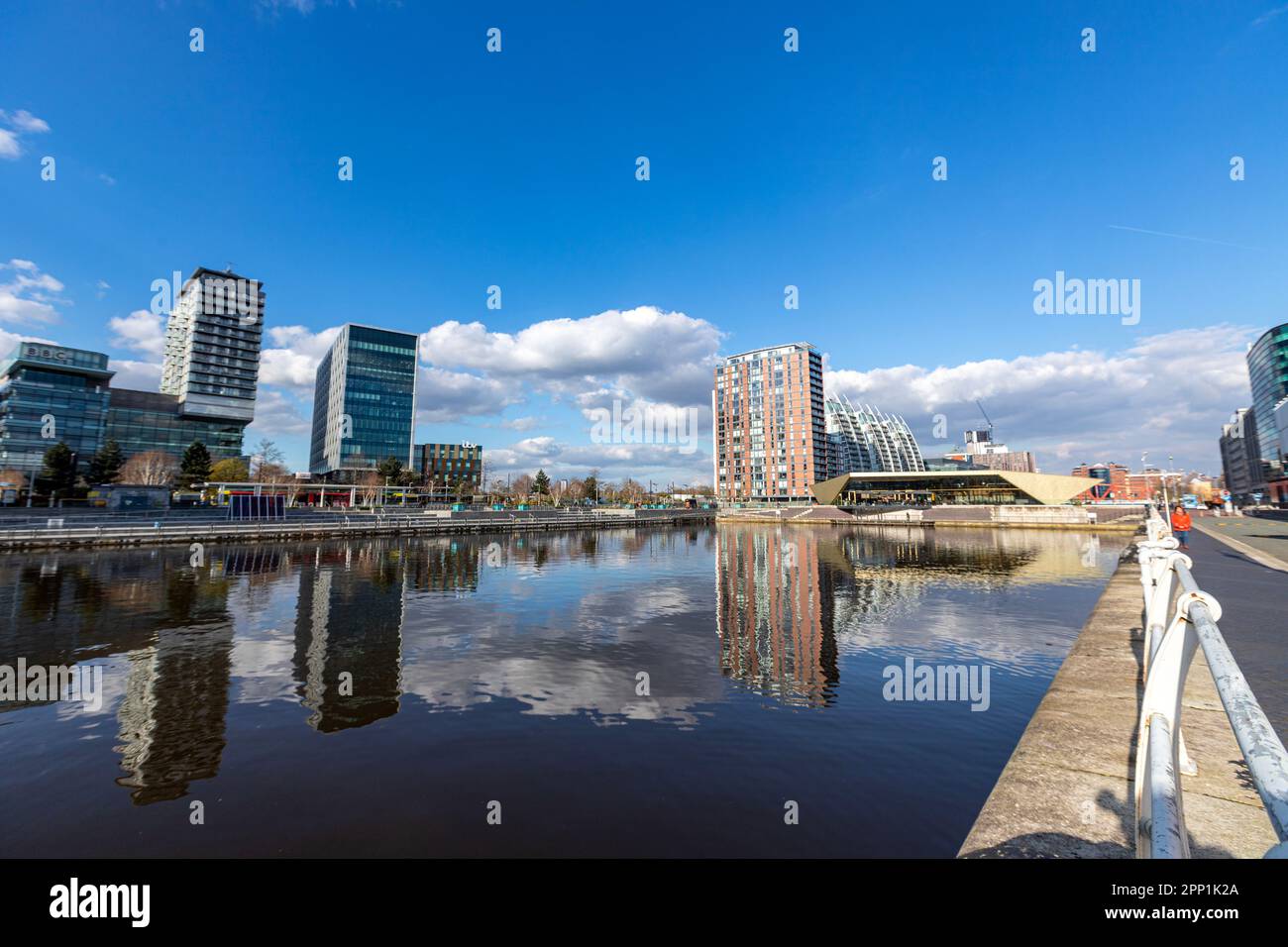 The Alchemist MediaCity UK, MediaCityUK, North Bay, Salford Quays, Manchester Ship Canal, Inghilterra, UK Foto Stock