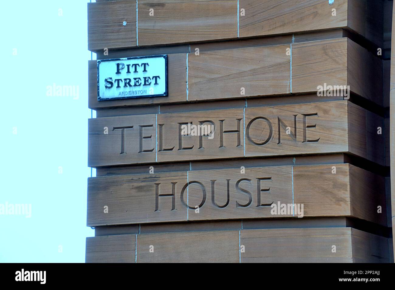 Glasgow Central Telephone Exchange, Telephone House Foto Stock