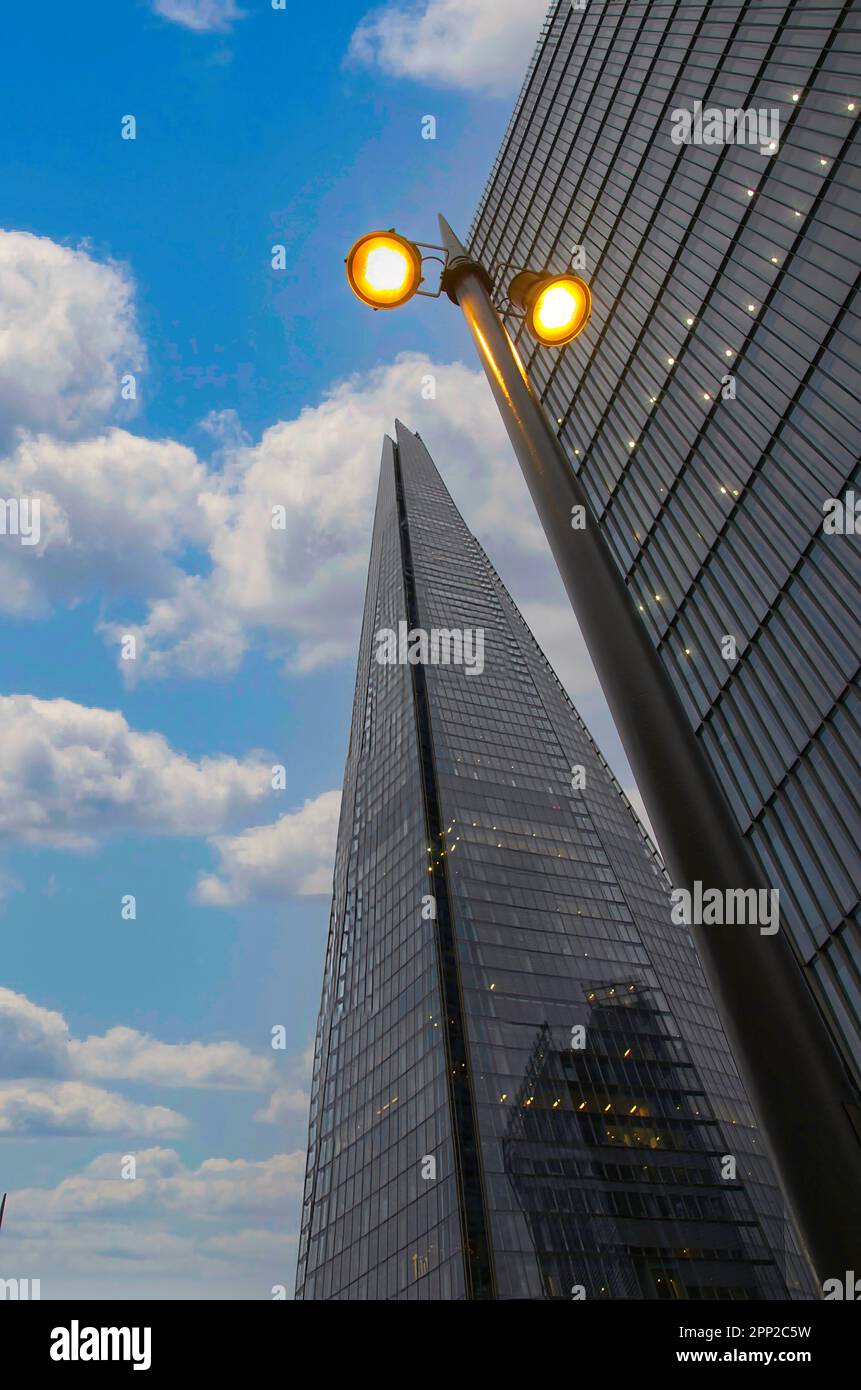 12 febbraio 2023 Londra, Regno Unito - il frammento al crepuscolo Foto Stock