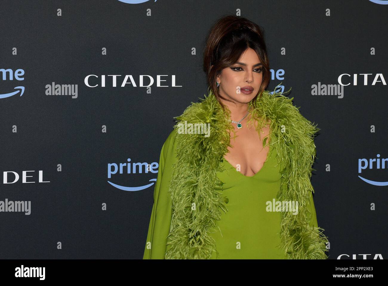 Roma, Italia. 21st Apr, 2023. Priyanka Chopra Jonas partecipa alla prima serie televisiva Citadel a Roma. Credit: Vincenzo Nuzzolese/Alamy Live News Foto Stock