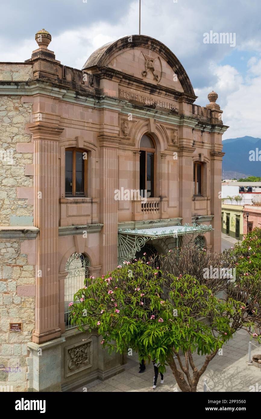 Ingresso al Giardino Etnobotanico di Oaxaca, città di Oaxaca, Messico Foto Stock