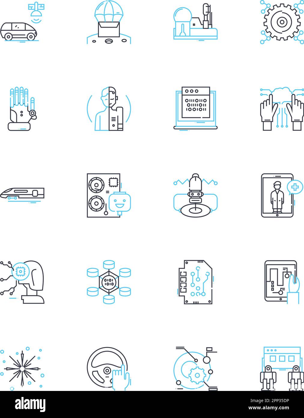 Icone lineari del gioco impostate. Denim, Moda, Casual, Classico, guardaroba, Elementi essenziali, vettore di linea di stile e segnali concettuali. Confortevole, qualità, Jeans contorno Illustrazione Vettoriale