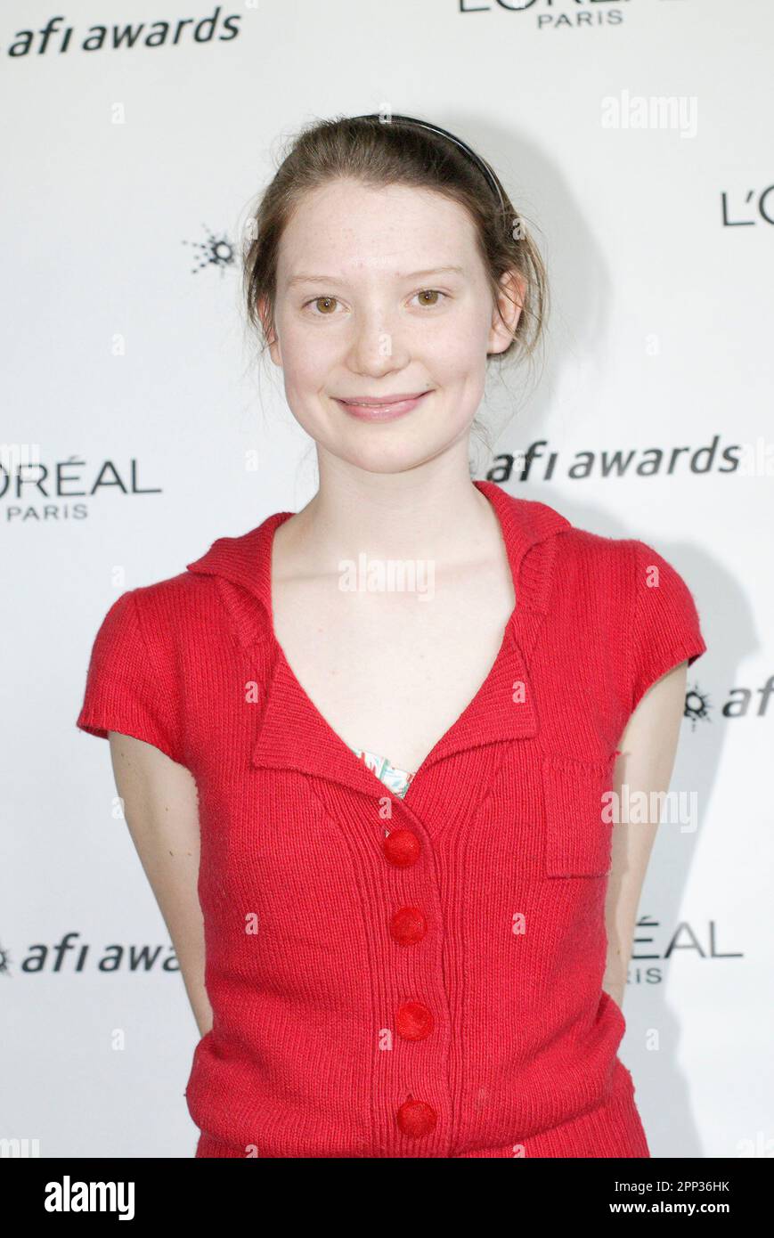 Mia Wasikowska al 2006 l'Oreal Paris AFI Awards Nominations. Sydney Theatre, Sydney Australia. Ottobre 19th 2006. Foto Stock