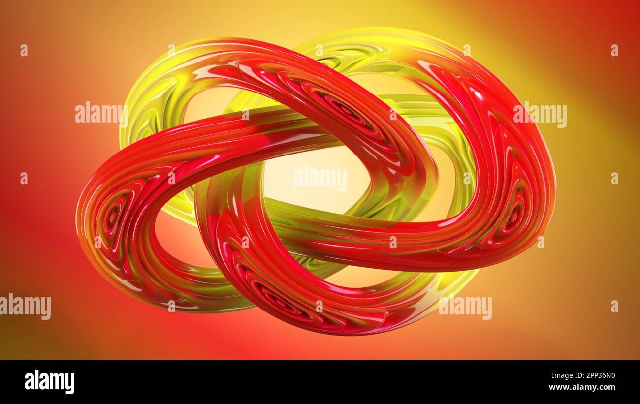 motivo astratto colorato. rendering 3d. Foto Stock
