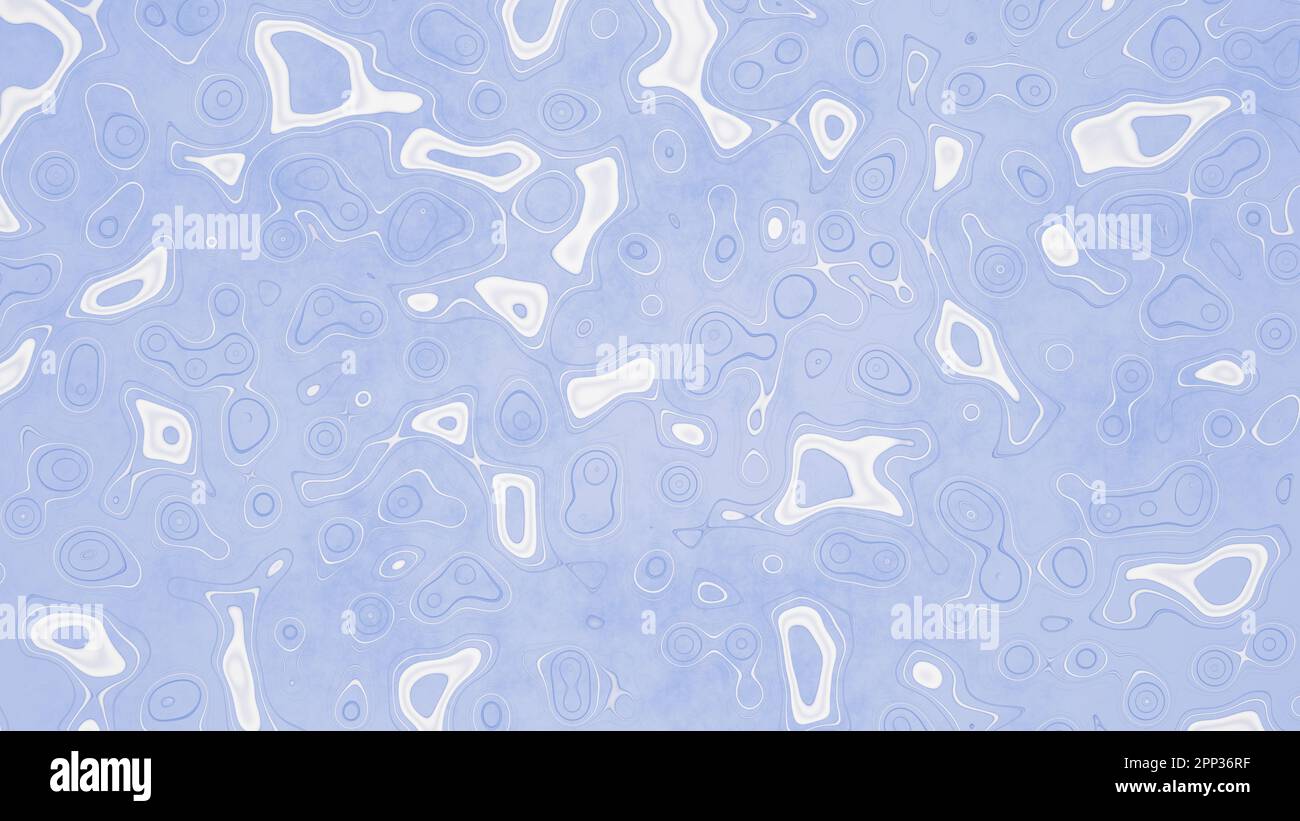 sfondo blu con effetto acqua. rendering 3d. Foto Stock