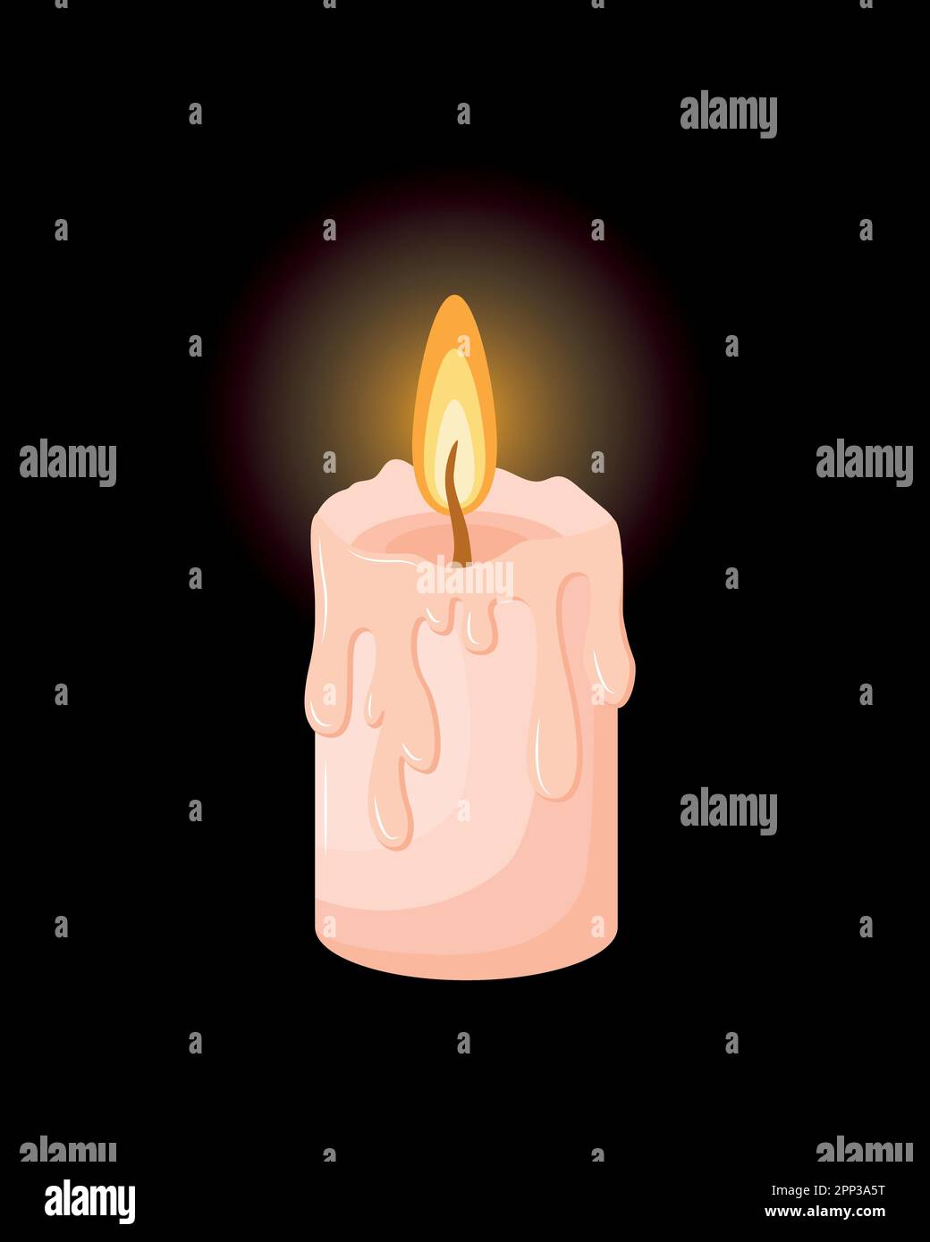 Defunti Una Candela Per Ricordare Accendere una candela per i morti Immagini Vettoriali Stock - Alamy