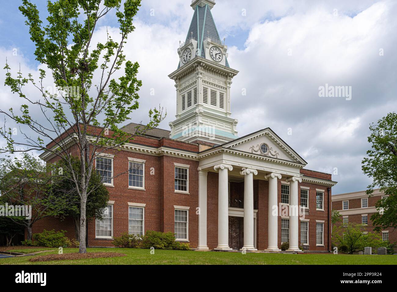 L'Old Baldwin County Courthouse, attualmente parte del Georgia College & state University campus, a Milledgeville, Georgia. (USA) Foto Stock