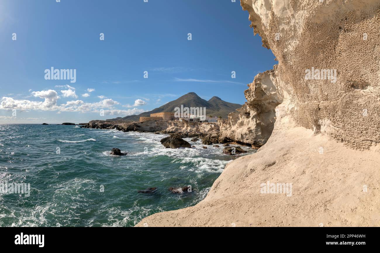 Parque Nacional del Cabo de Gata. Almería. Andalucía. Foto Stock